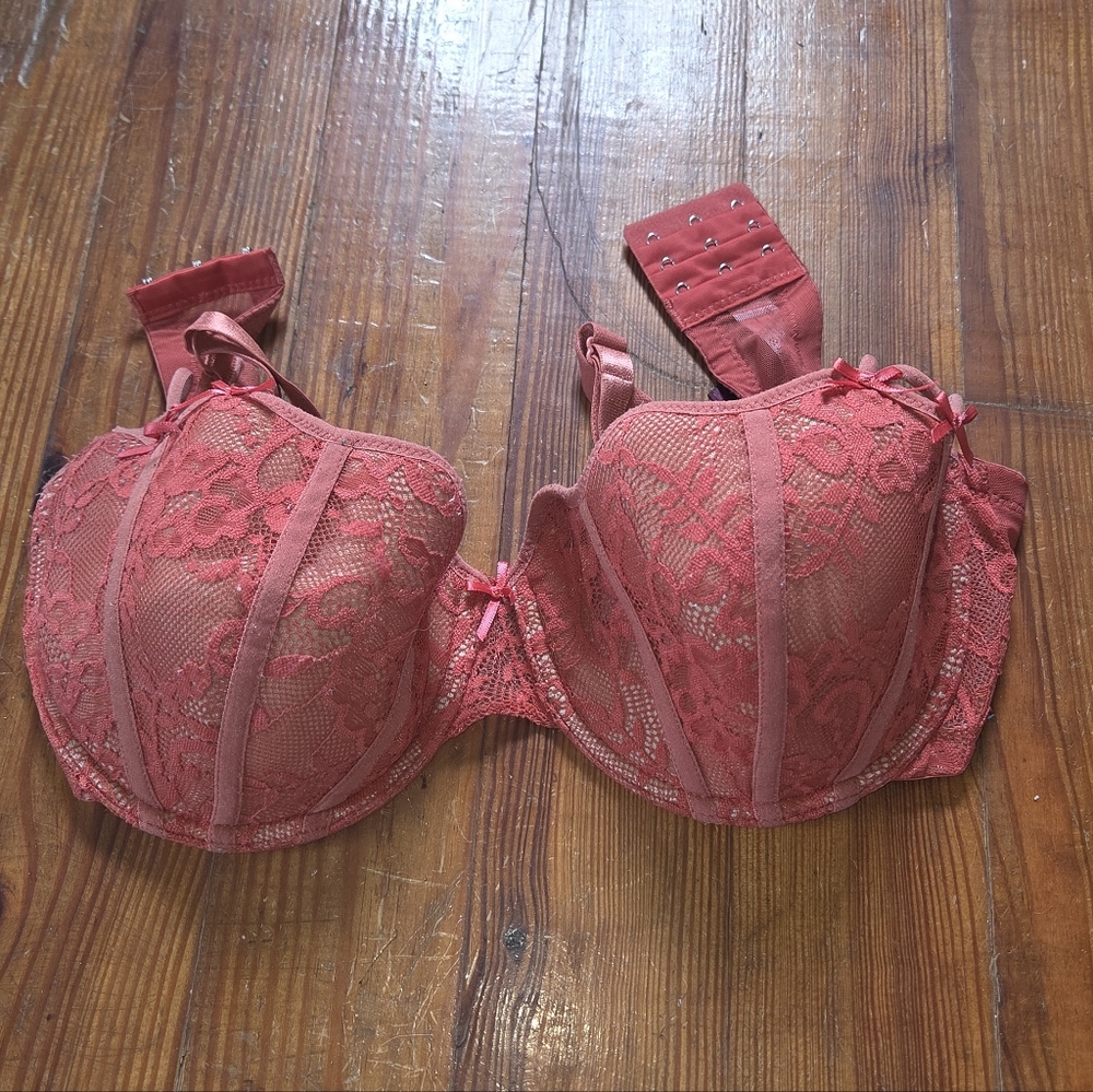 2/$5 AdoreMe Coral Push-Up Bra
